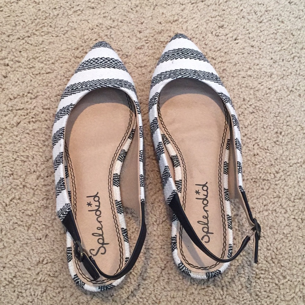 Splendid slingback flats
